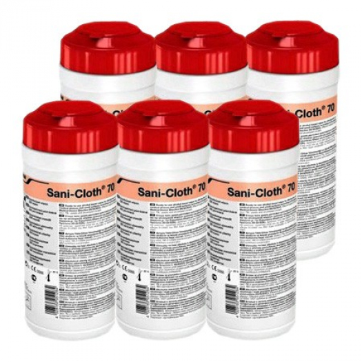 SANI-CLOTH 70 6X200CT DUAL BRANDED FF SANI-CLOTH 70 6X200CT DUAL BRANDED FF