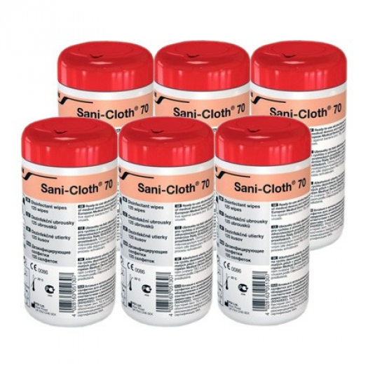 SANI-CLOTH 70 Canister 6x125 pcs SANI-CLOTH 70 Canister 6x125 pcs