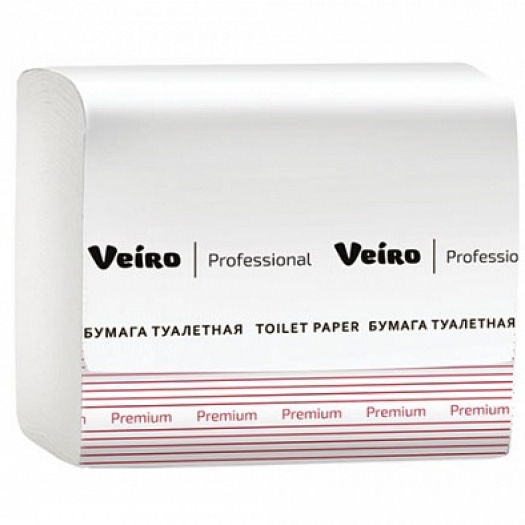 Туалетная бумага V-сложение
 Veiro Professional Premium